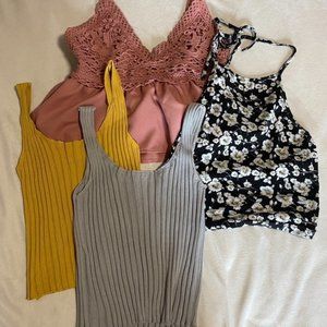 4 tank tops